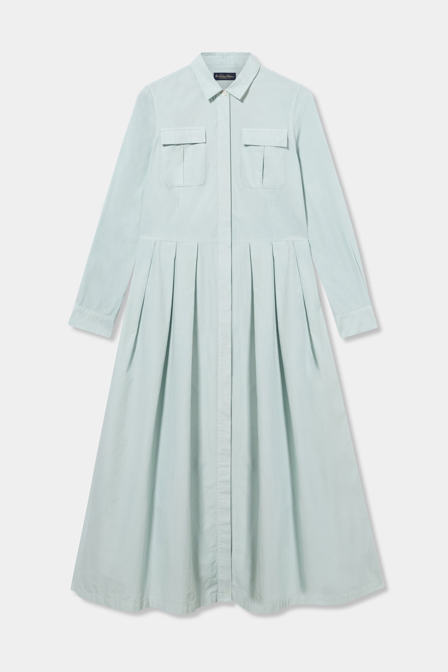 SHIRT DRESS W/POCKETS COTTON SAGE 3