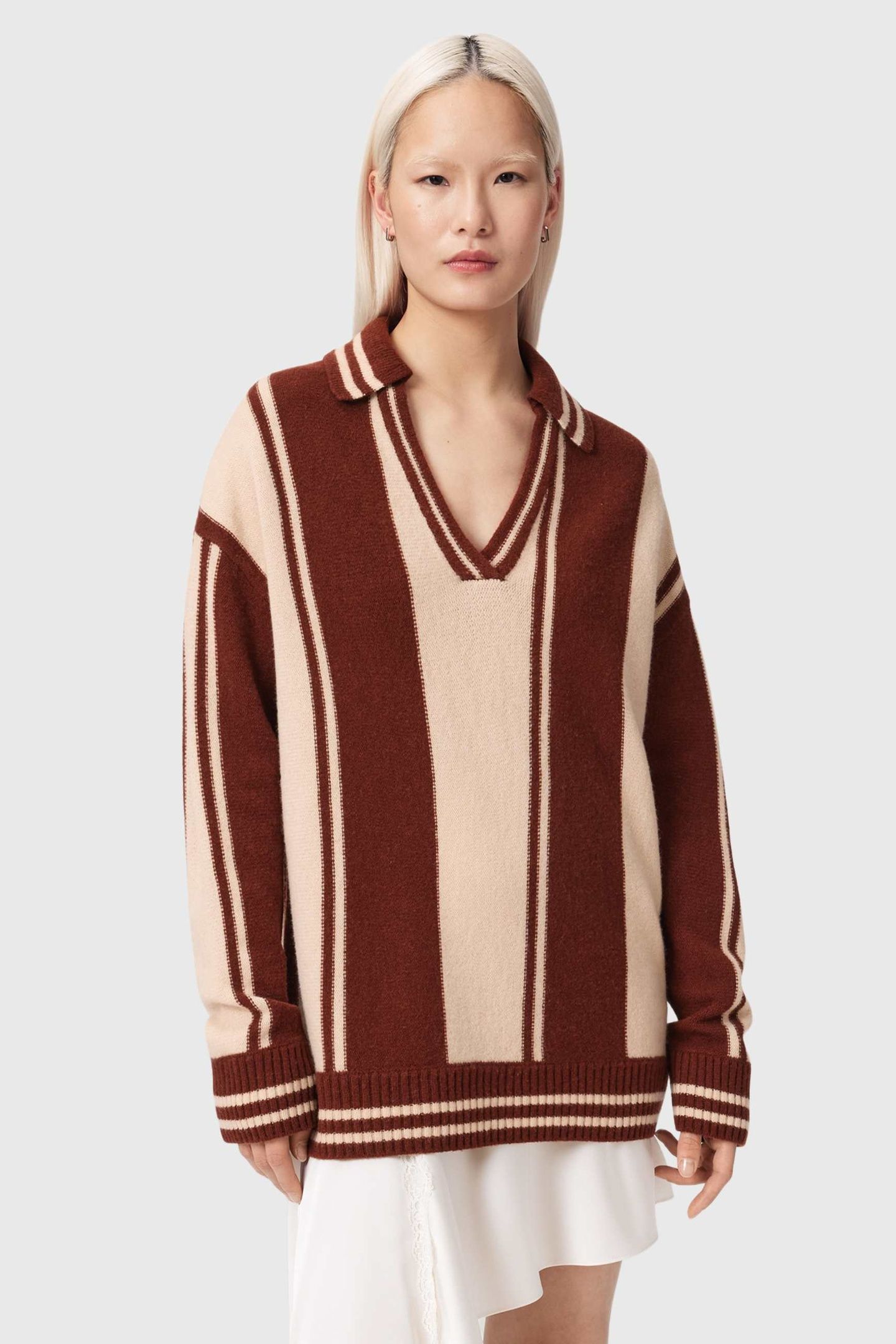 TAY LS POLO RUST BROWN 2