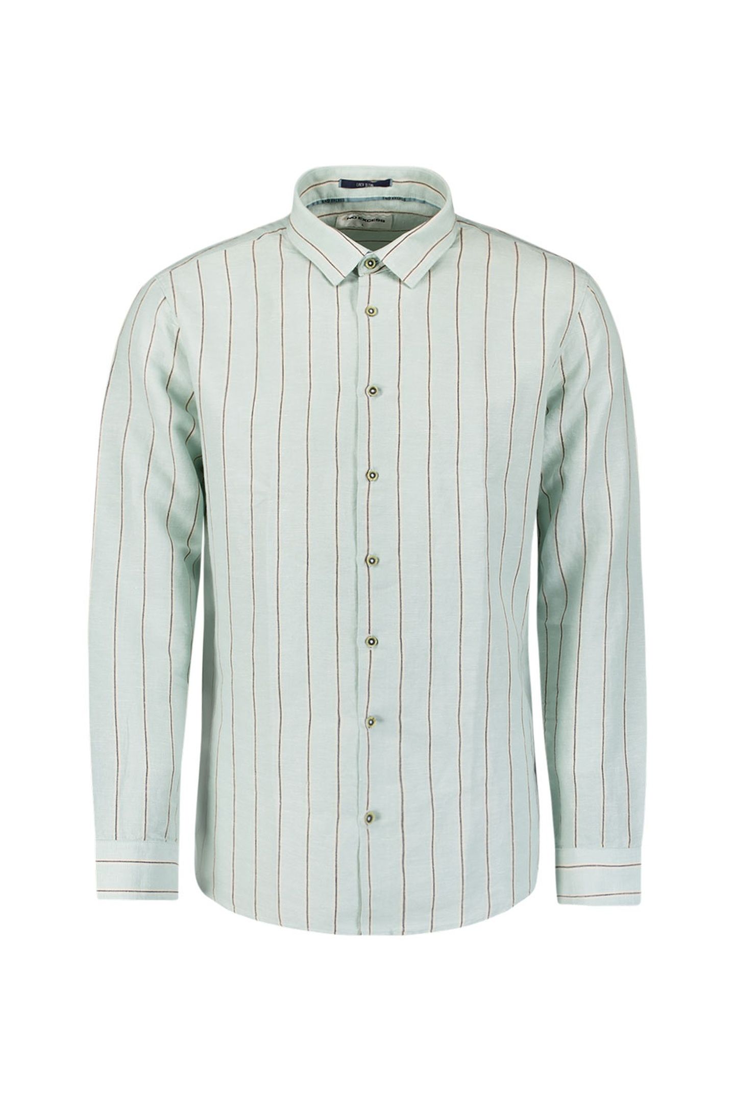 SHIRT VERTICAL STRIPES WITH LINEN ICE 1
