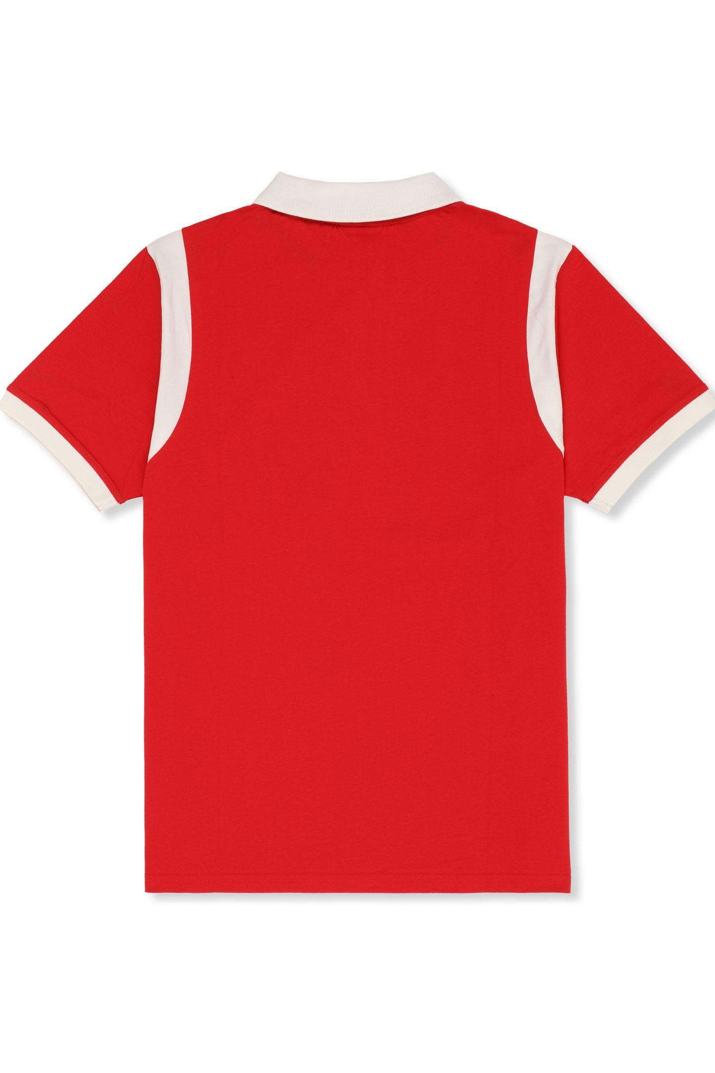 CASOLI REGULAR BLOCKED POLO SHIRT TRUE RED-EGRET 5