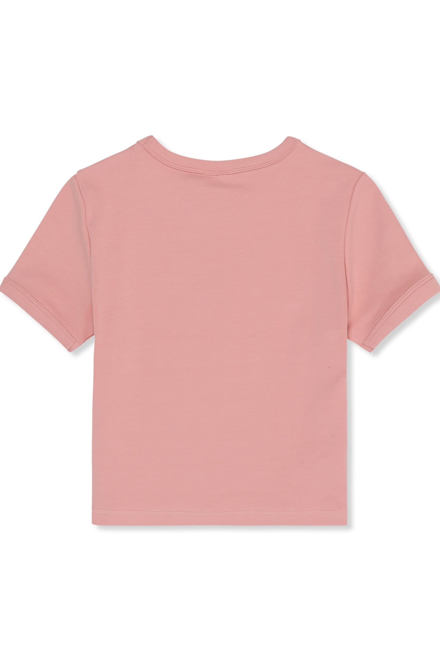 CERANOVA SLIM CROPPED LOGO T-SHIRT MELLOW ROSE 2