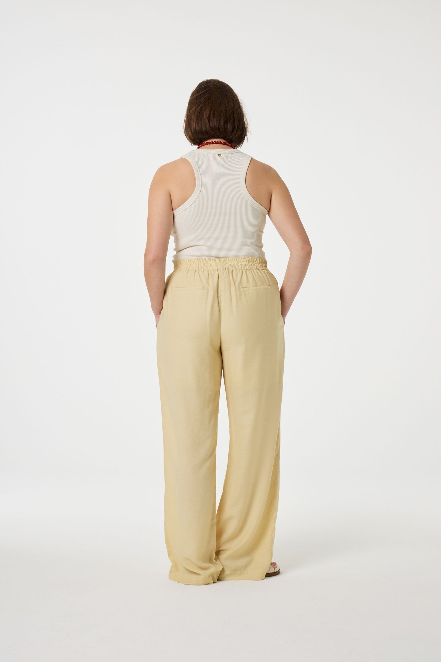 NEALE TROUSERS CREME BRULEE 2