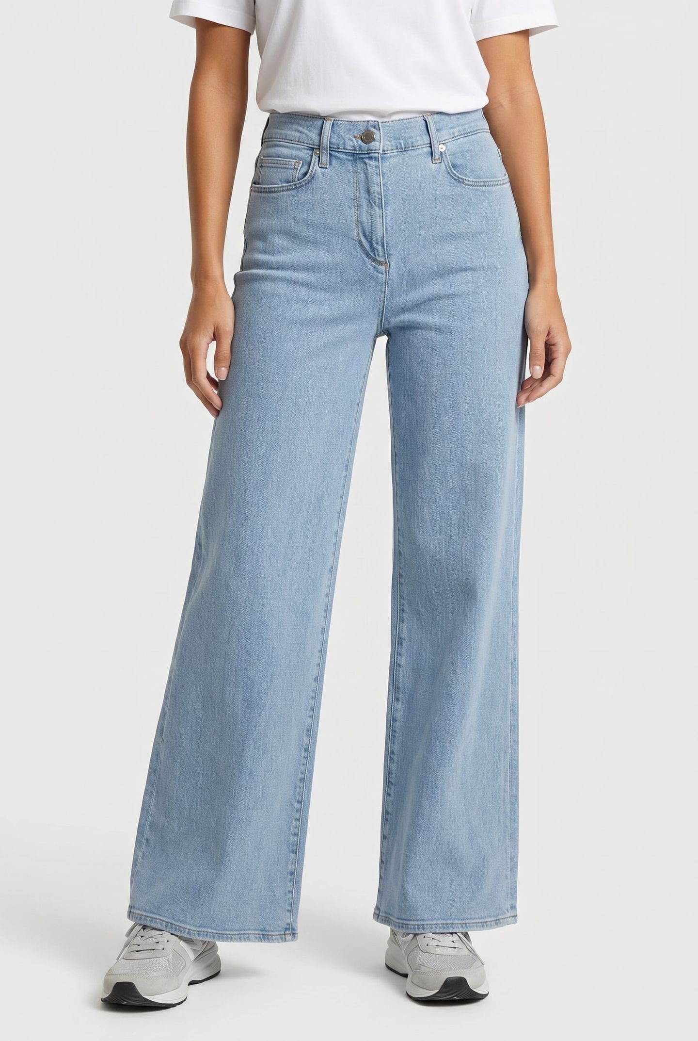 WIDE LEG JEAN PALE BLUE 1