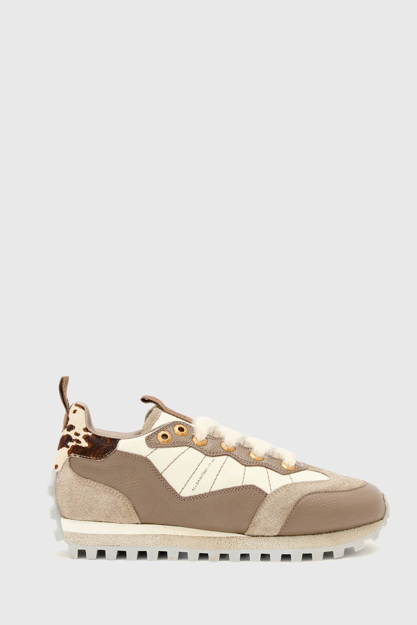 NEVIS SNEAKER WHITE/COW PRINT 3