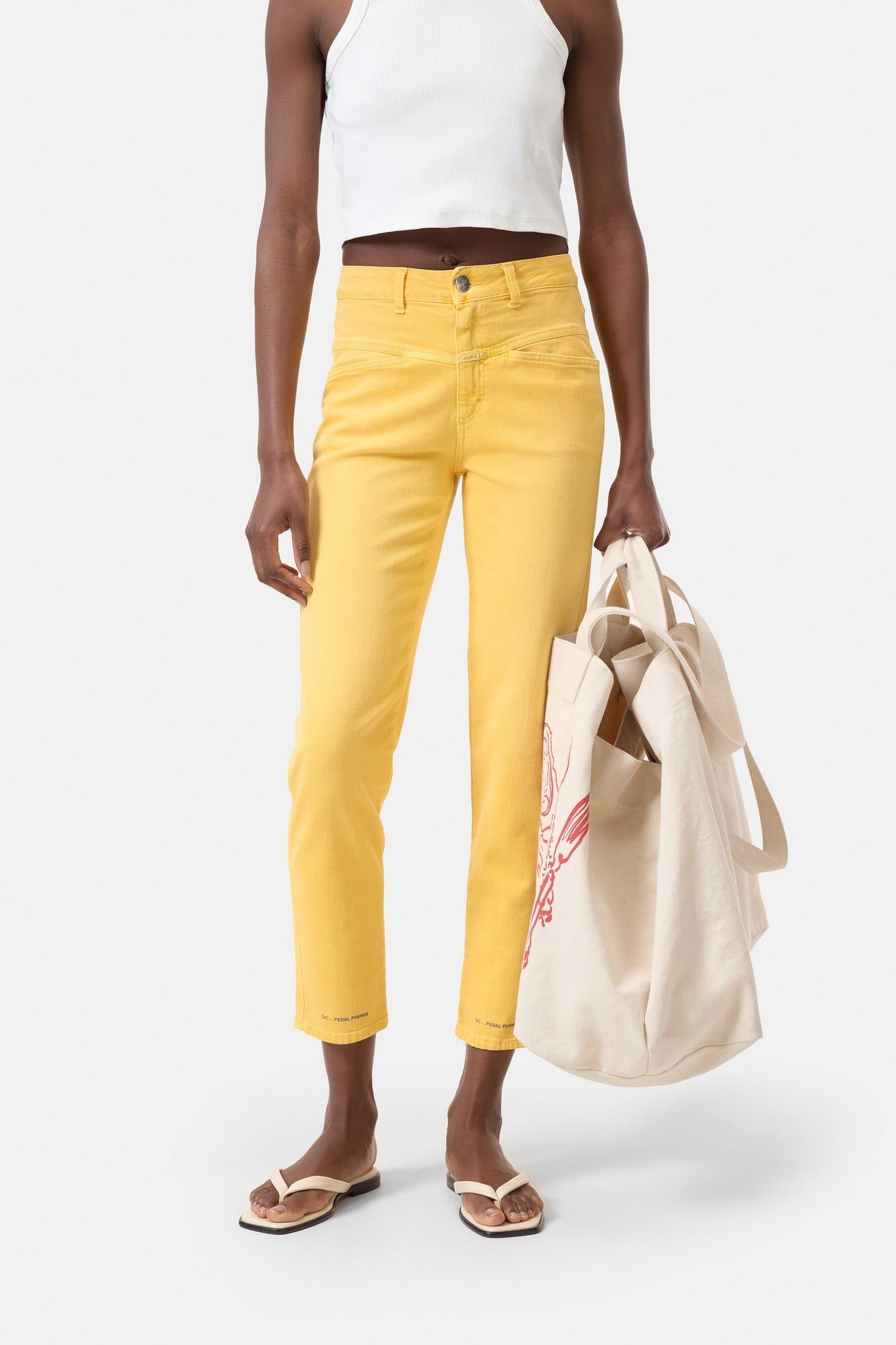 PEDAL PUSHER MANGO YELLOW 1