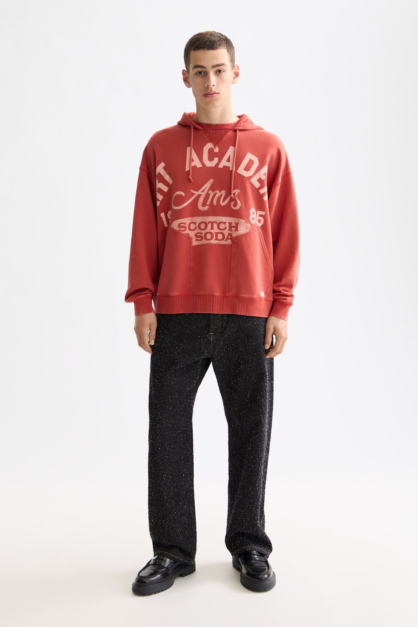 WASH ARTWORK HOODIE KETCHUP 3