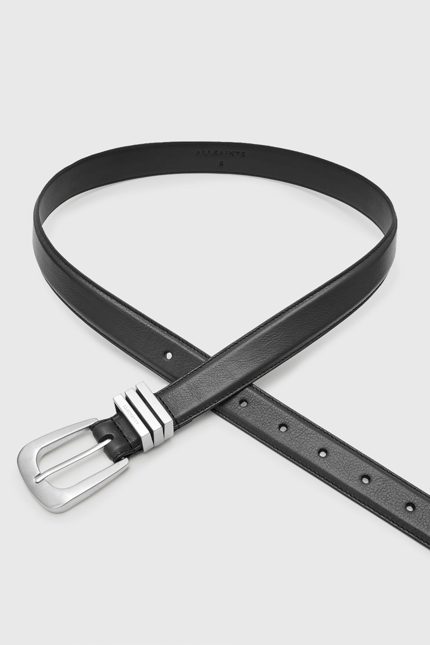 MELODIE SK BELT BLACK/ANTQ NICKEL 3
