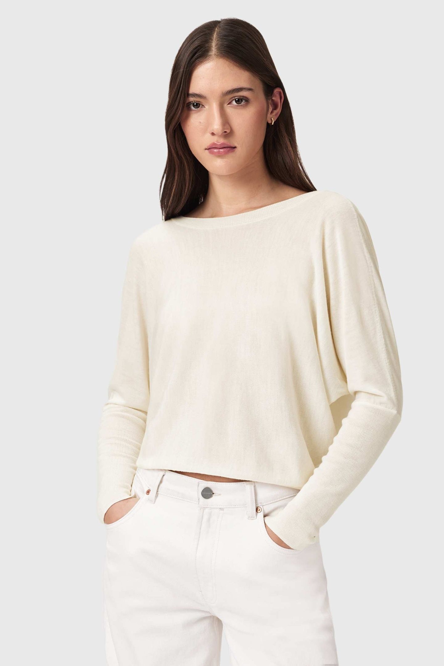 JULIEANA WRAP JUMPER CHALK WHITE 2