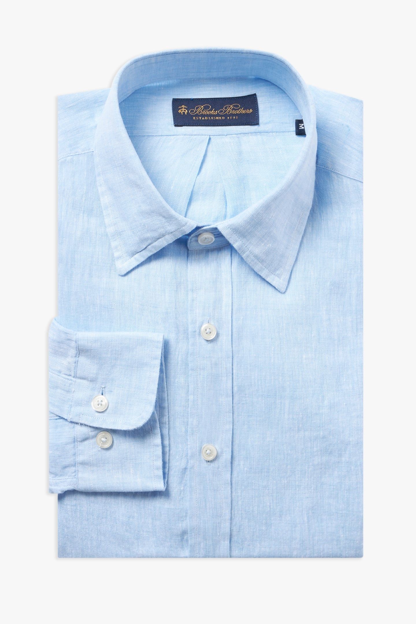 CLASSIC COLLAR SHIRT LINEN LIGHT BLUE 2