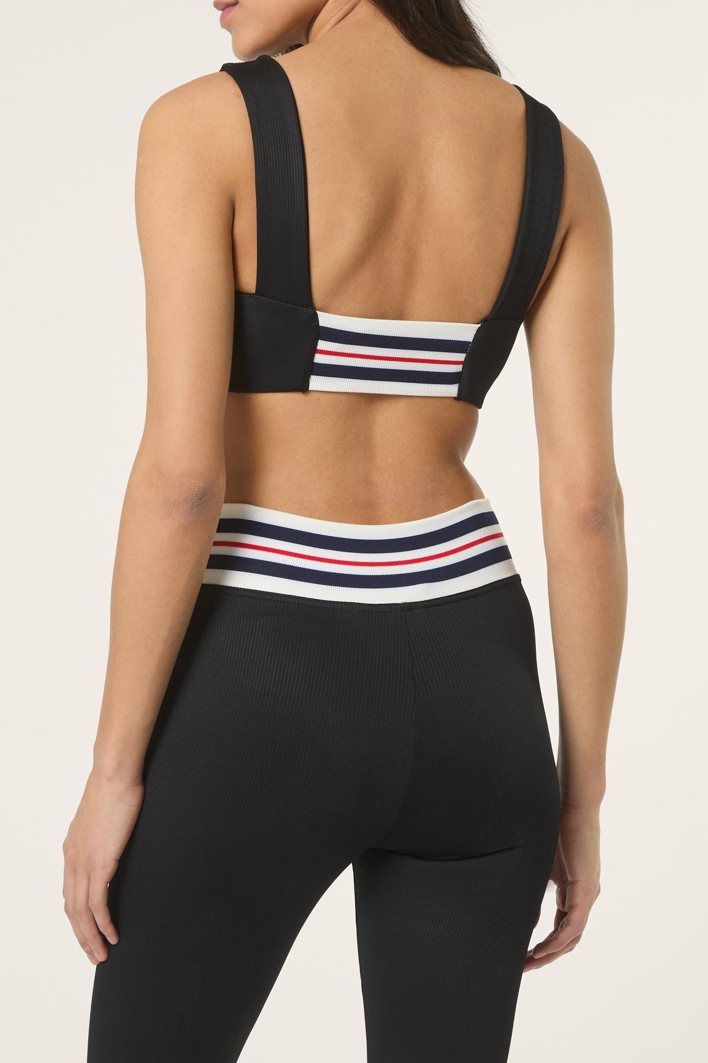 BIENTINA HERITAGE TAPE ACTIVE BRA TOP BLACK 3