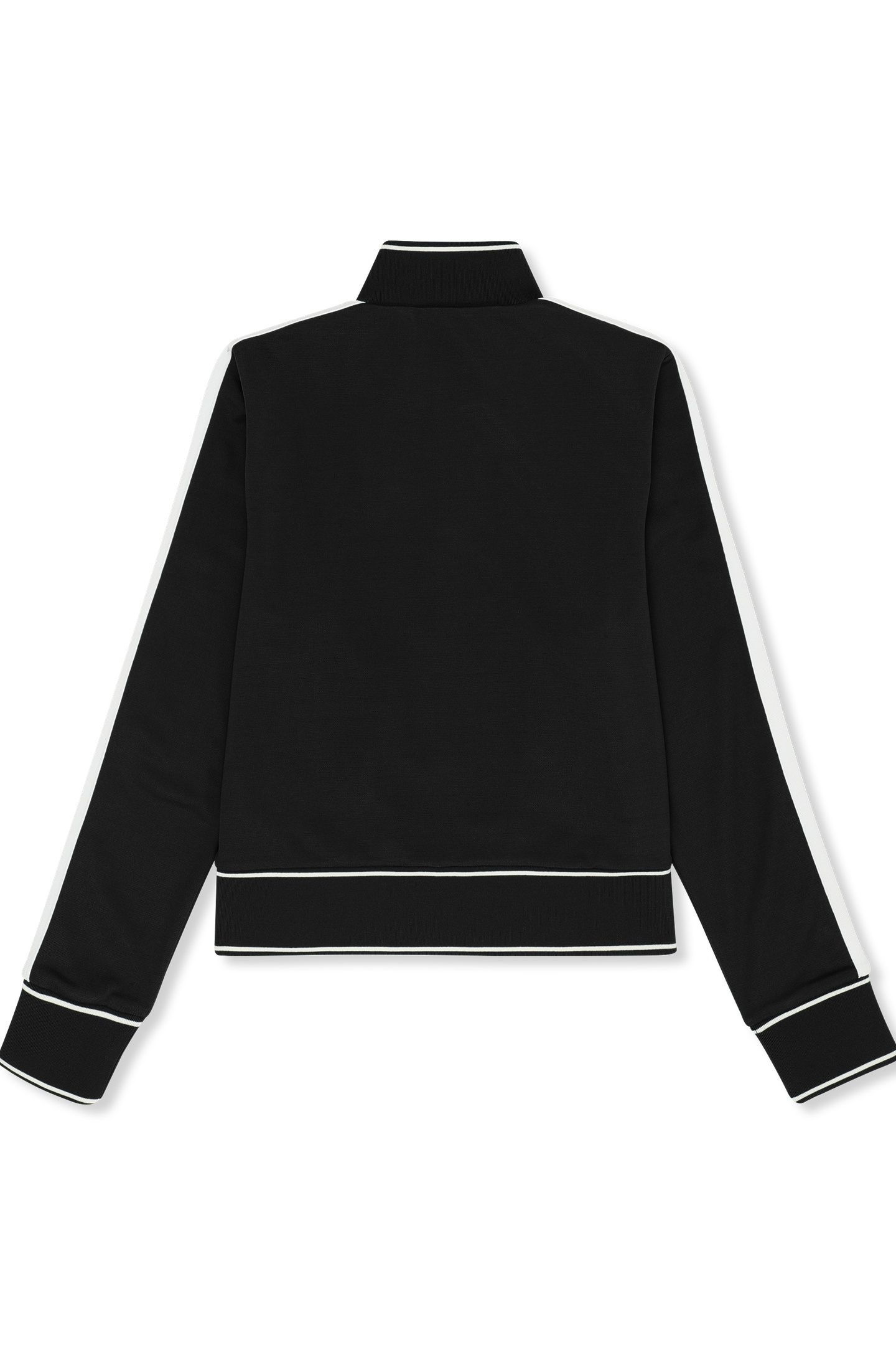 MICHI REGULAR CROPPED TAPED TRACK JACKET BLACK 5