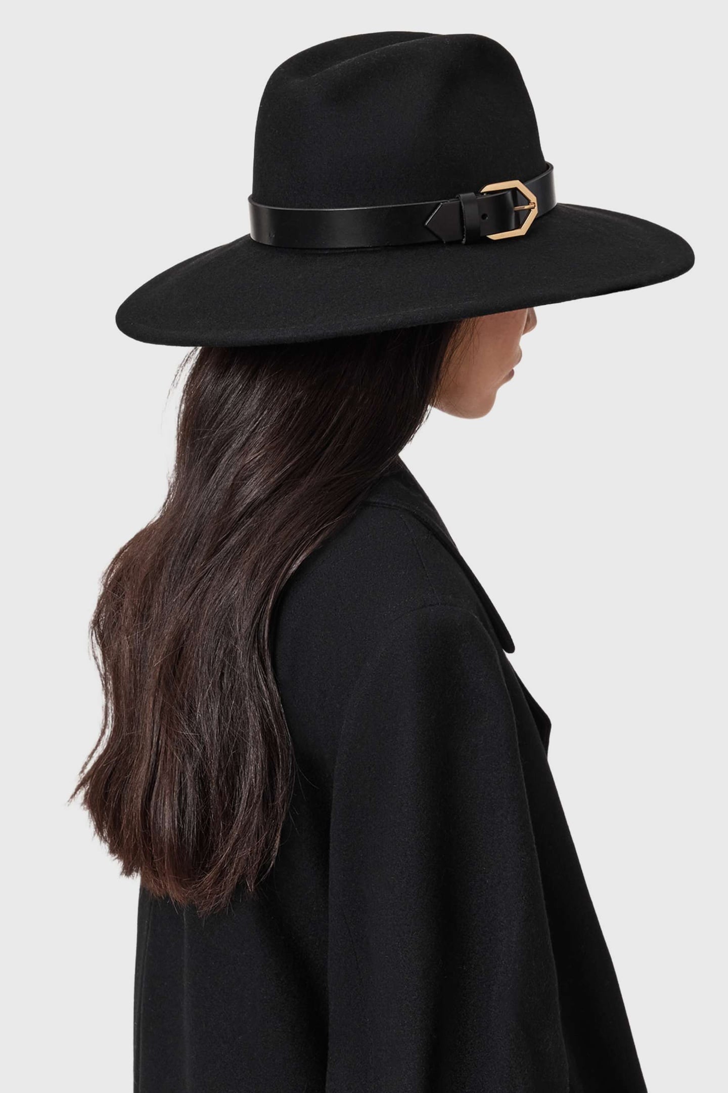 FAE FEDORA BLACK/WARM BRASS 1