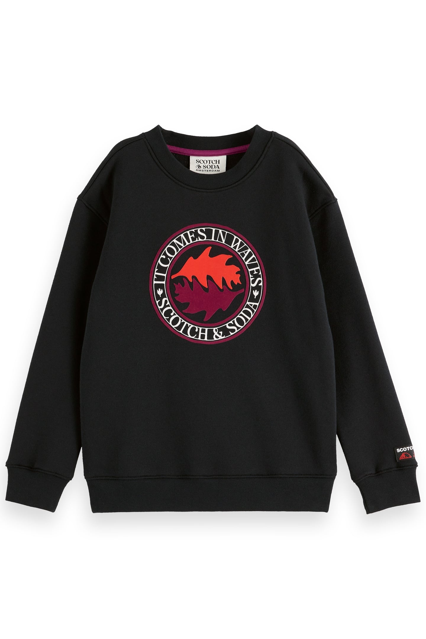 BOY RELAXED-FIT ARTWORK SWEATSHIRT ANTHRACITE 8