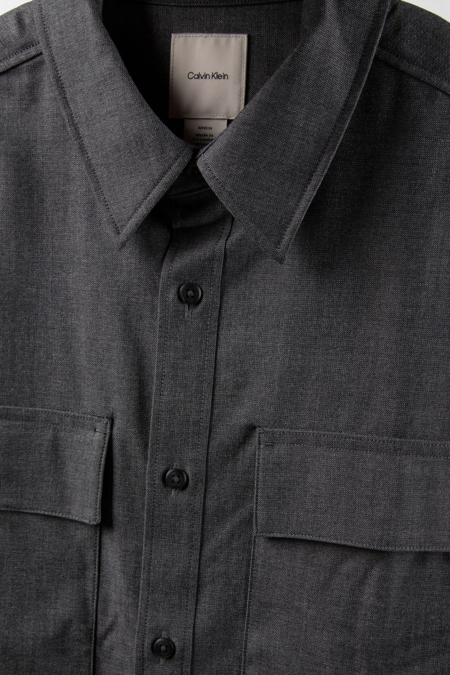 LS MELANGE EASY SHIRT CHARCOAL HEATHER 4