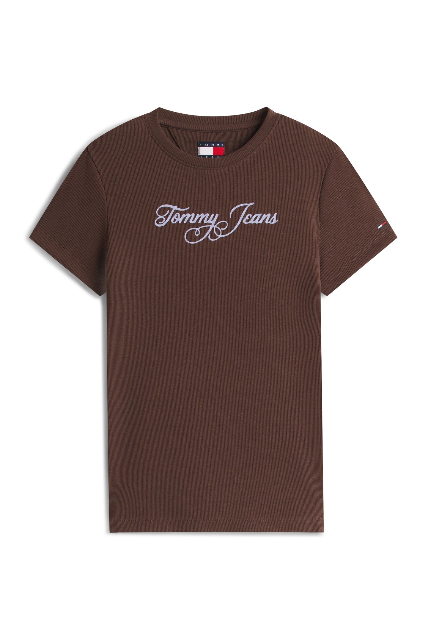 SLIM ESSENTIAL LOGO T-SHIRT BLACK WALNUT 4