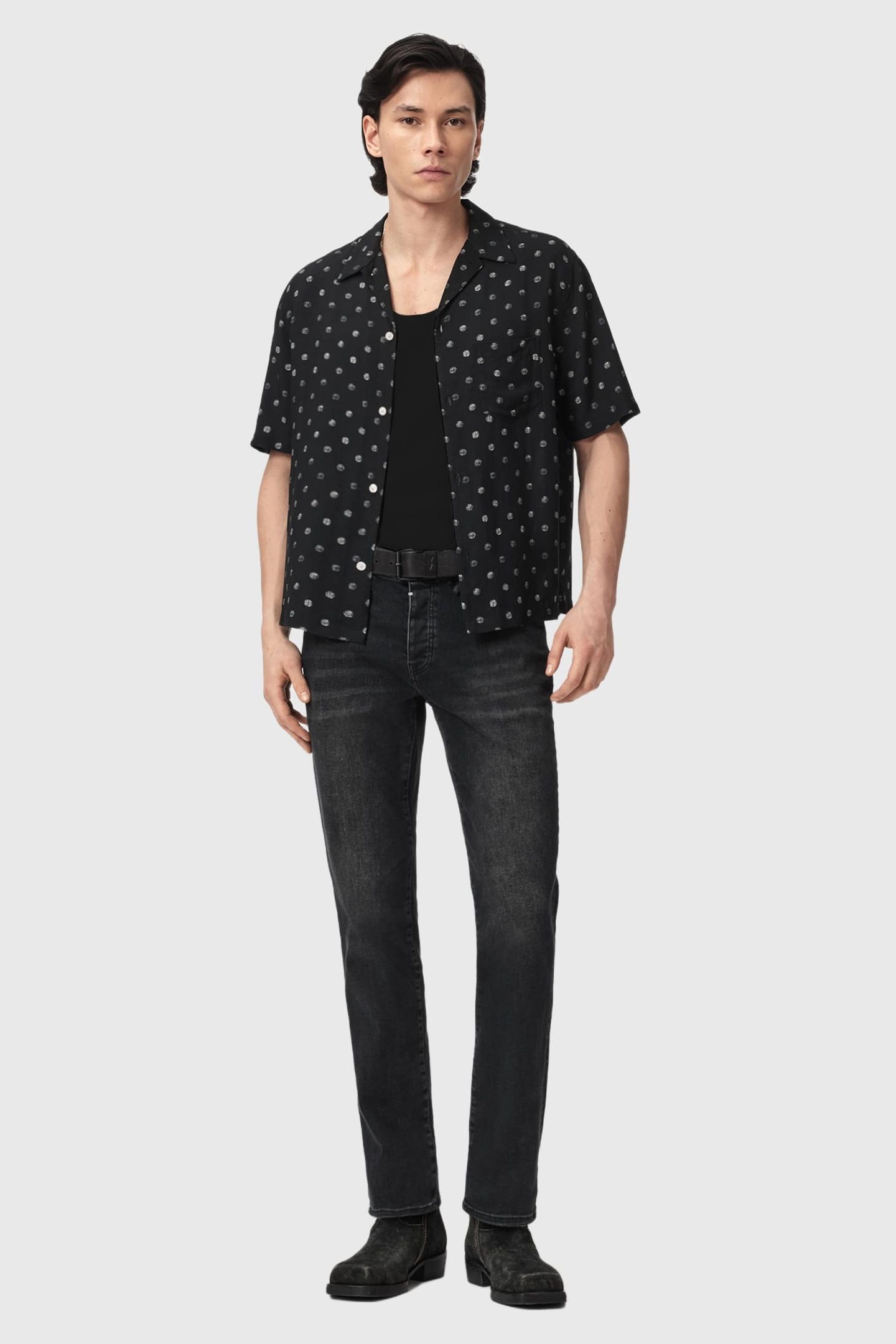 UPTON SS SHIRT JET BLACK 2