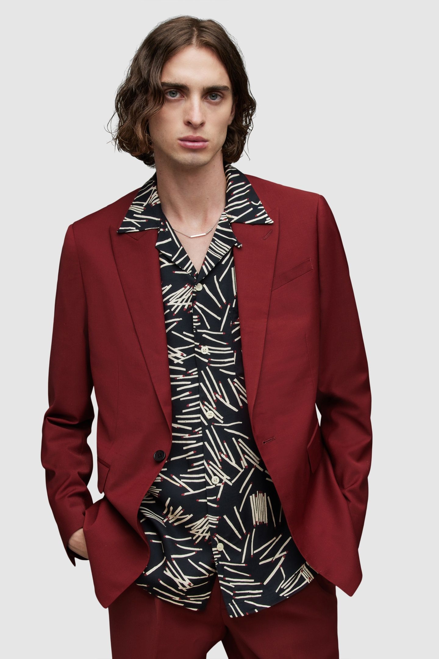 RAIDES BLAZER DULLED RED 5