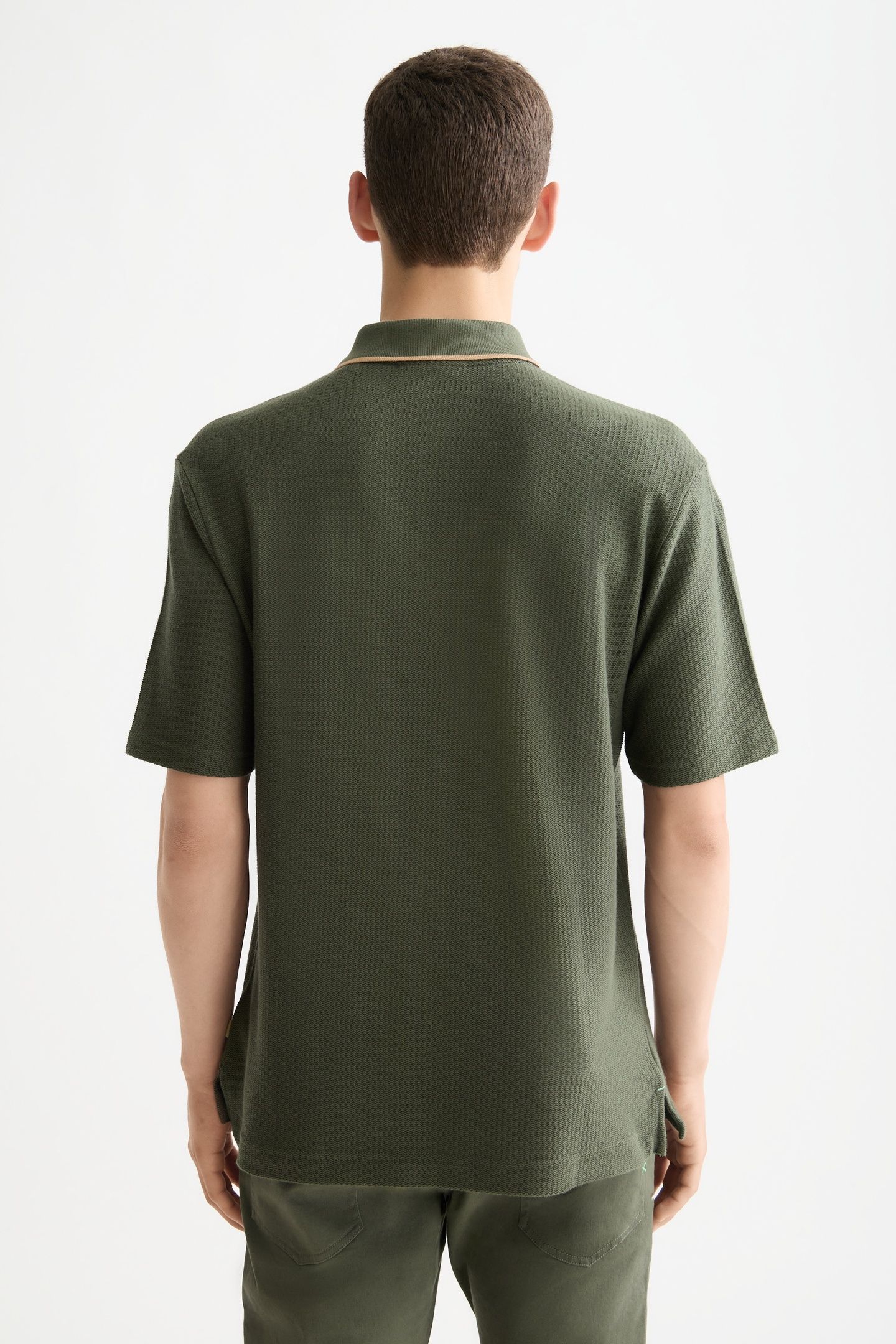 STRUCTURED RELAXED FIT POLO THYME 2