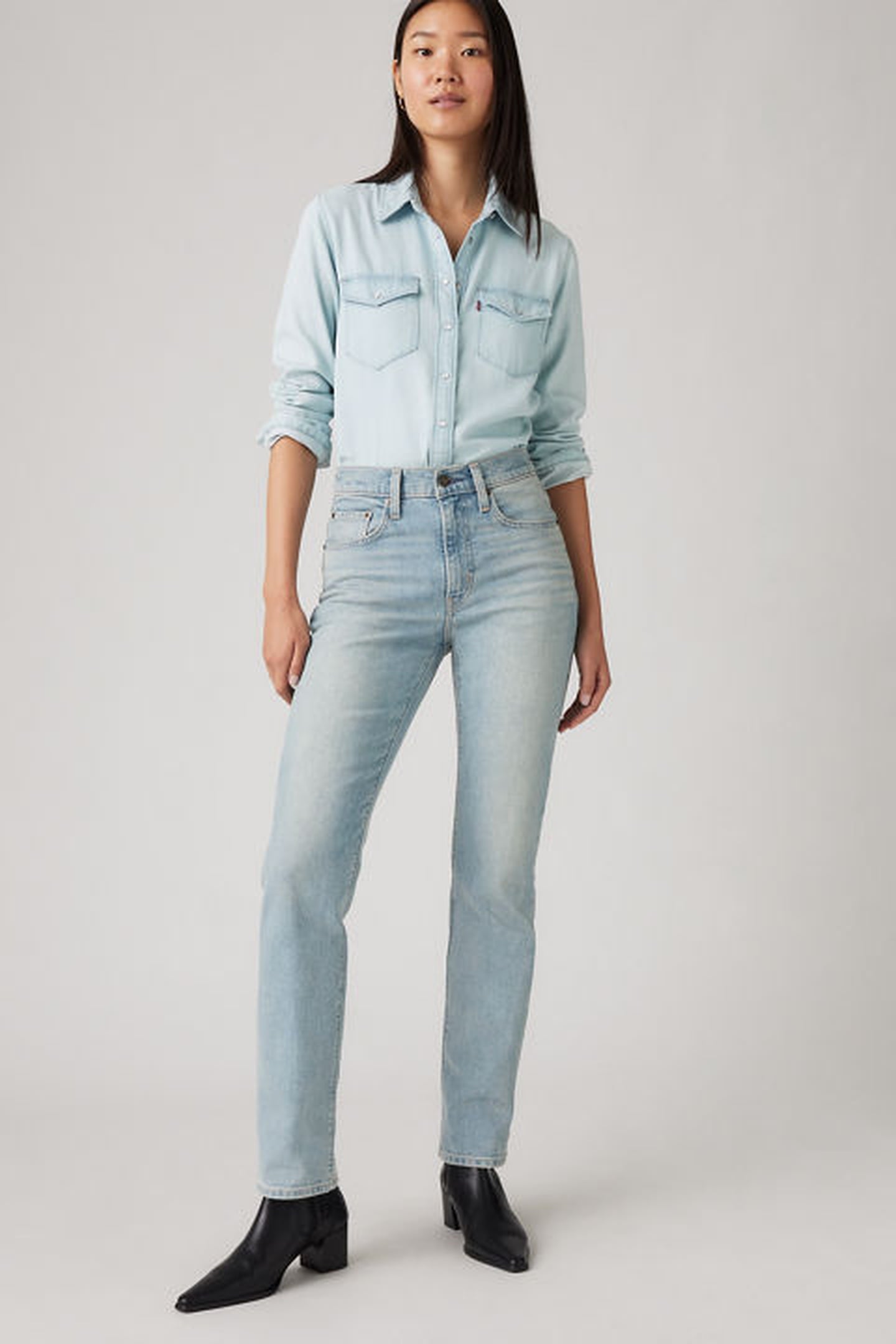 724™ HIGH RISE STRAIGHT JEANS 1