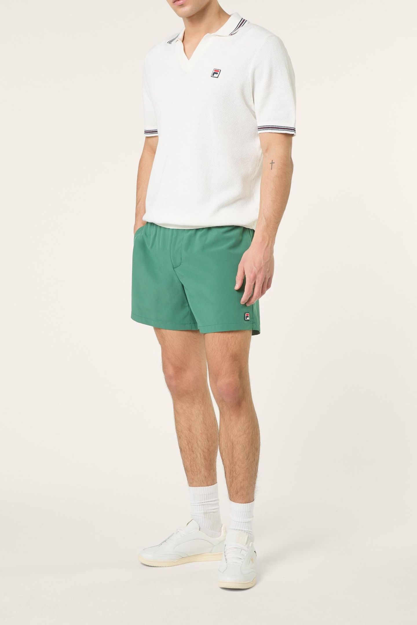 CAPRIGLIA REGULAR SHORT BEACH SHORTS POSY GREEN 2