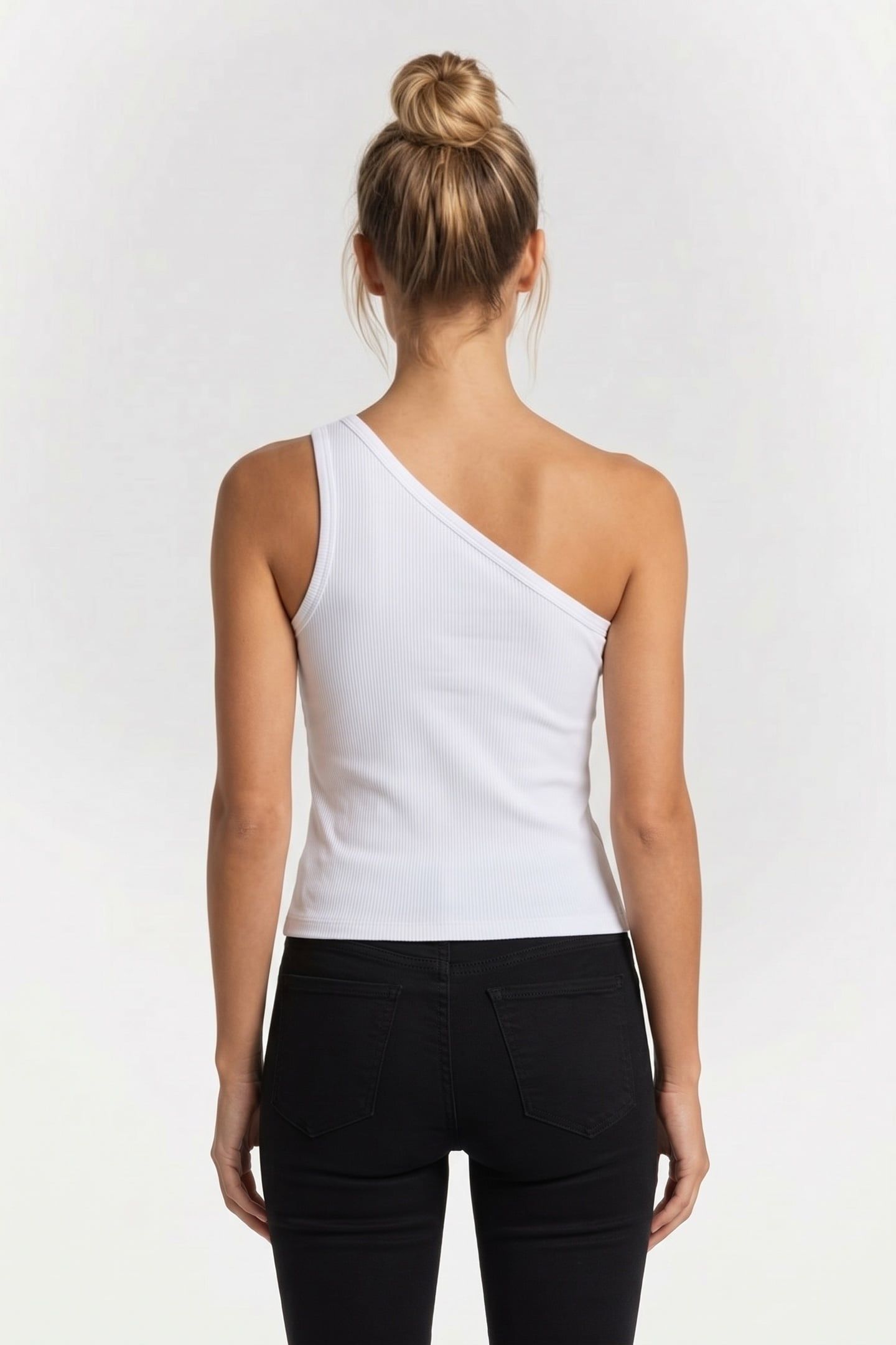 ONE SHOULDER TOP WHITE 2