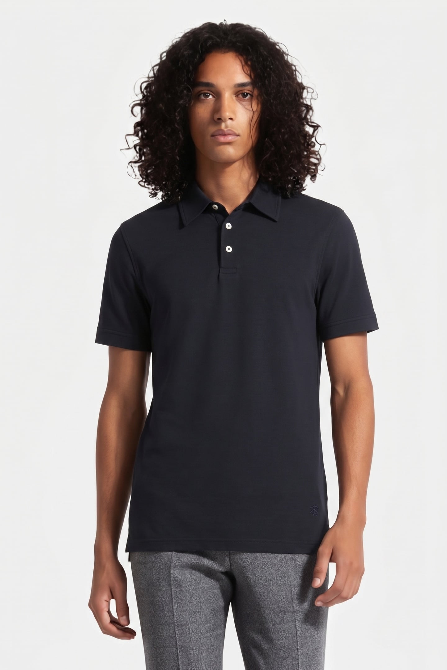 SMOOTH JERSEY COTTON NAVY 1