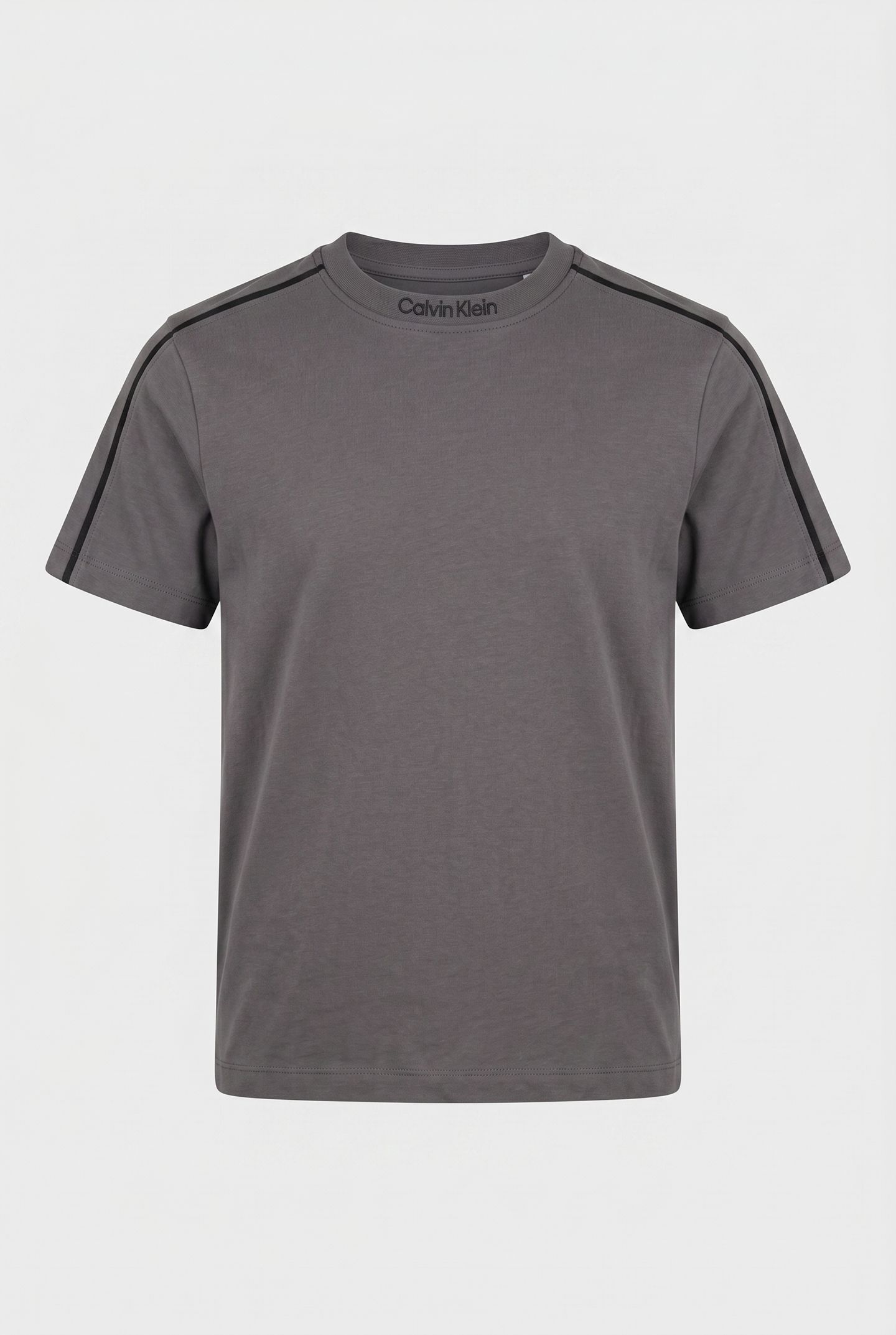 BOYS EMBRO PIPING S/S T-SHIRT COAL 2