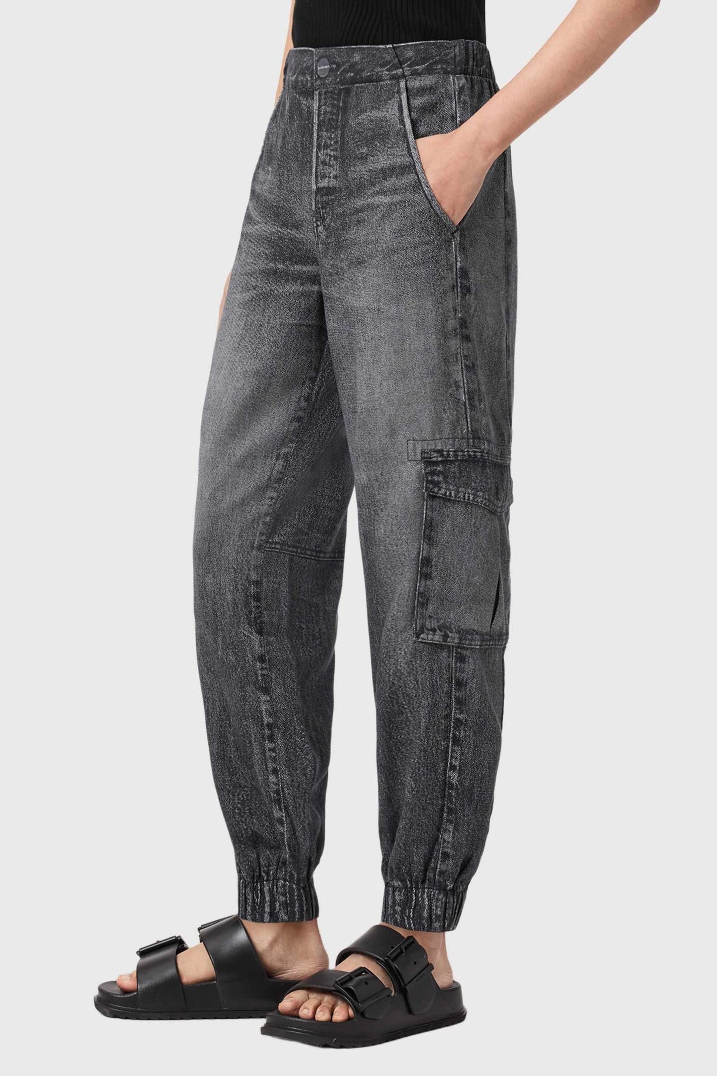 SELMA TROUSER ILLUSION BLACK 8