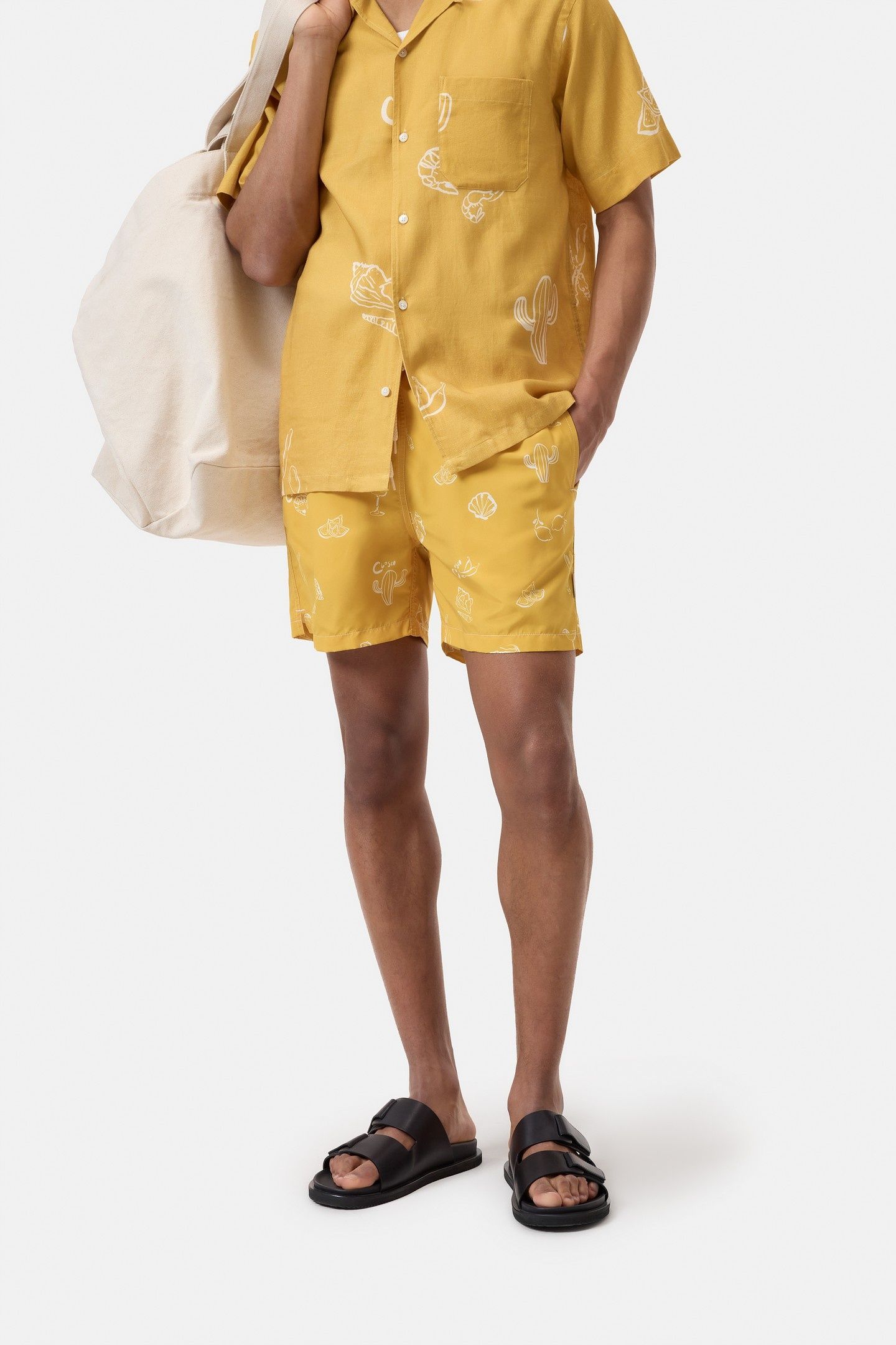 SWIM SHORTS MANGO YELLOW 1