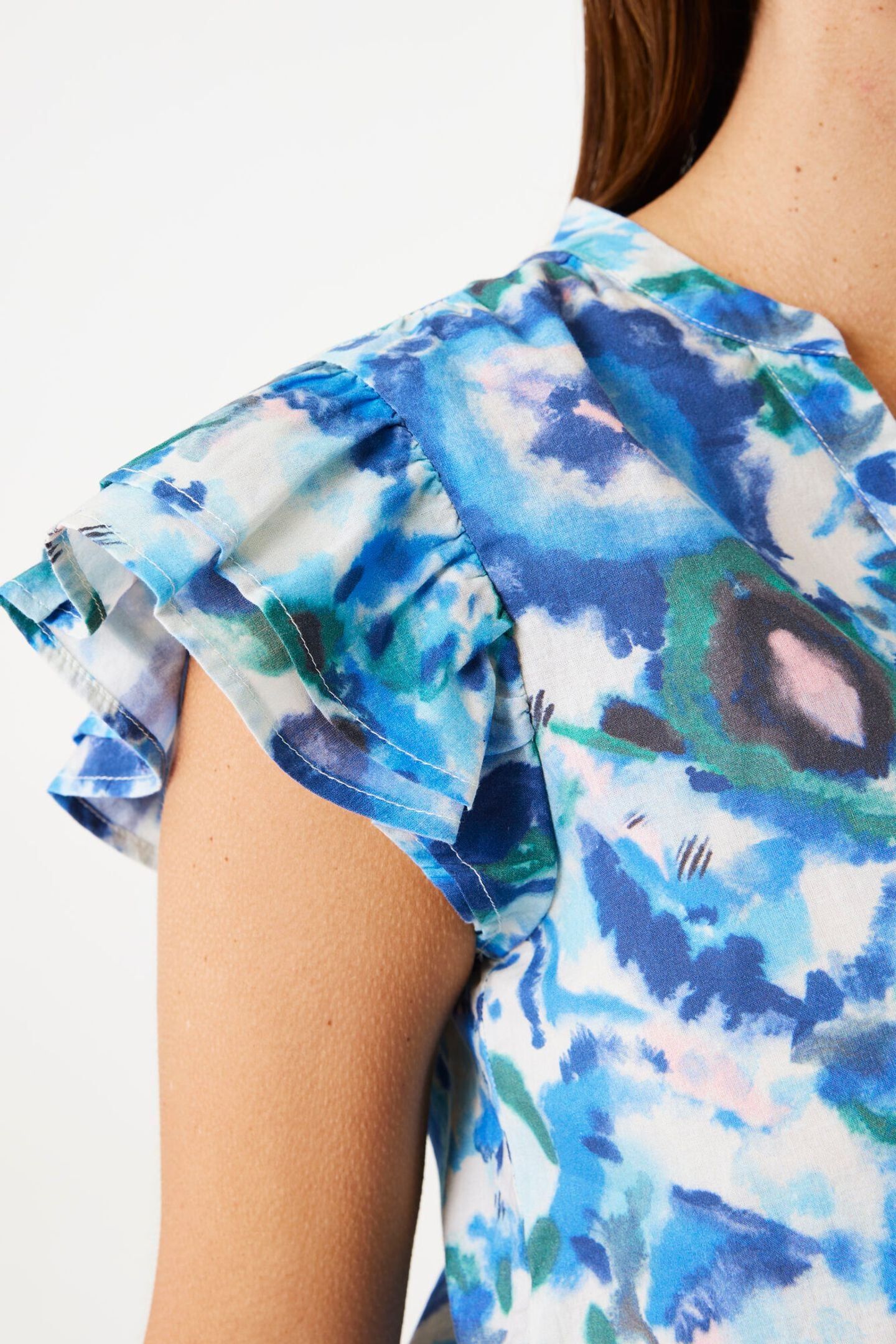 LADIES SHIRT SS BLUE WAVE 5