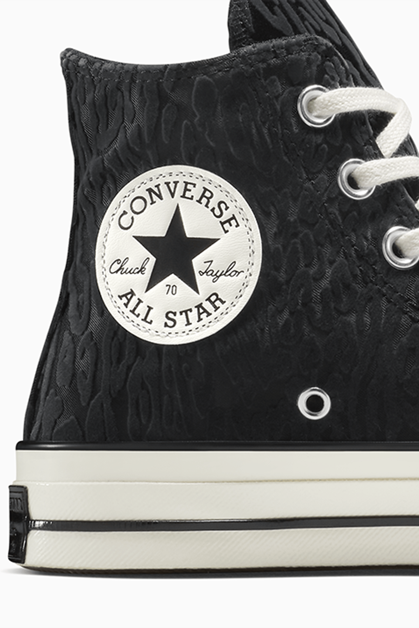 UNISEX CHUCK 70 HI BLACK/EGRET/TOTAL ECLIPSE 10