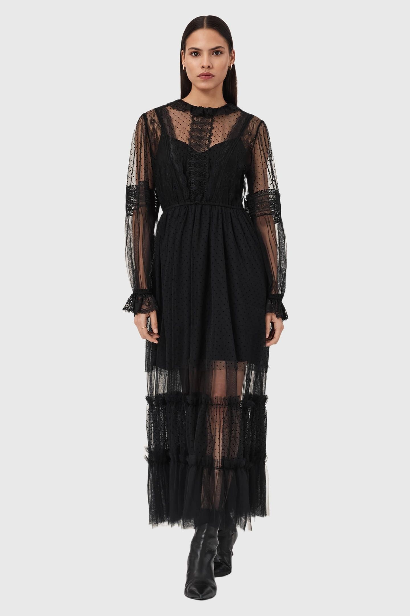 NITA LS DRESS BLACK 1