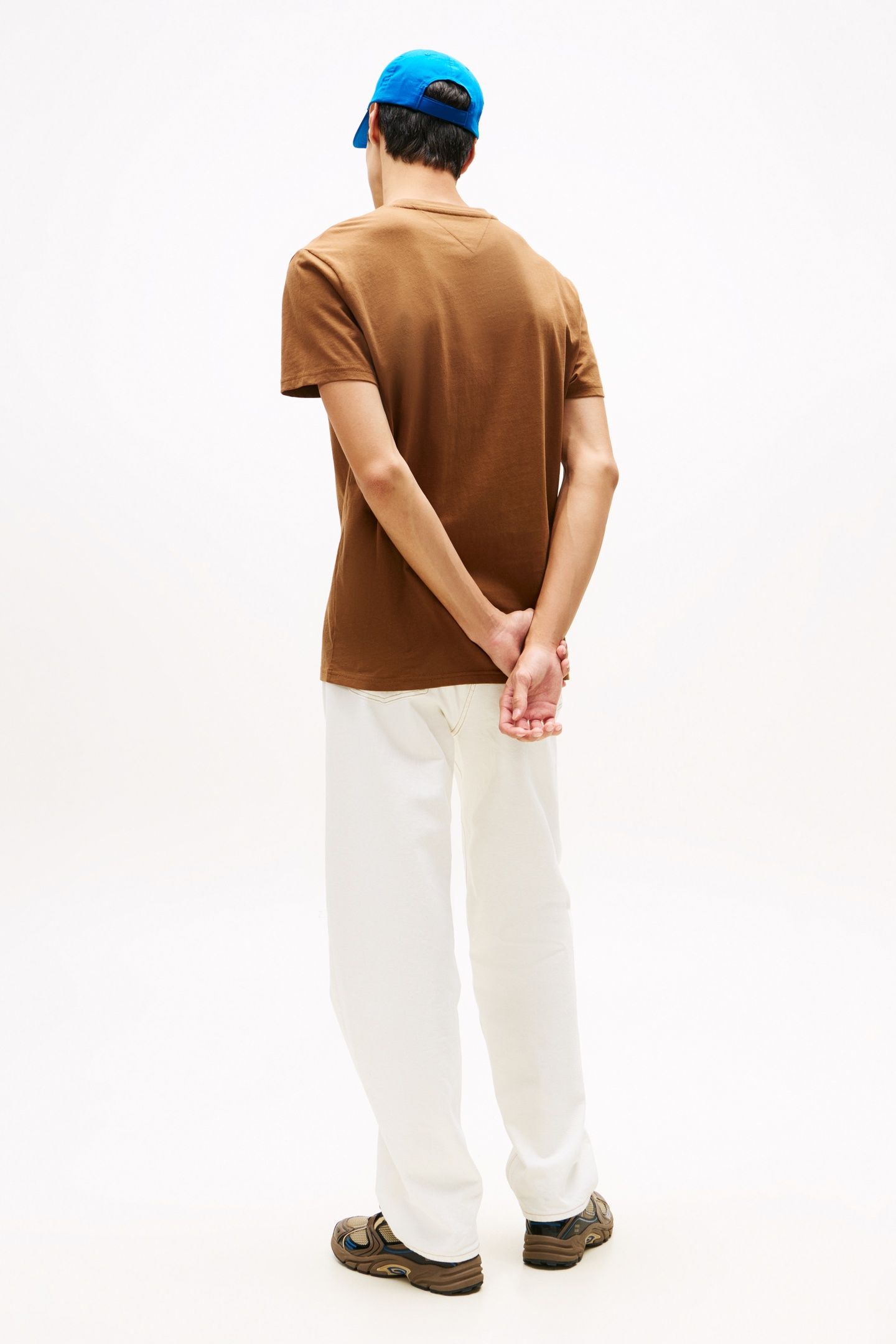 REGULAR LINEAR LOGO TEE PECAN NUT MULTI 5