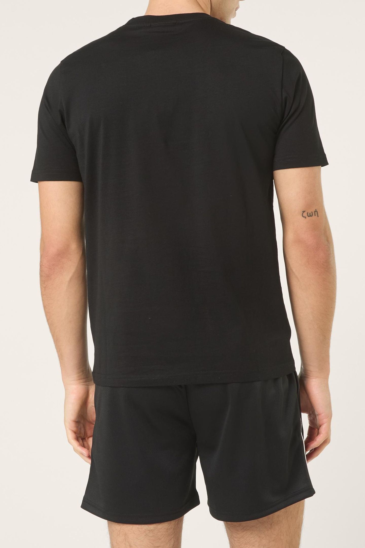 SAGANO REGULAR TAPED T-SHIRT BLACK 3