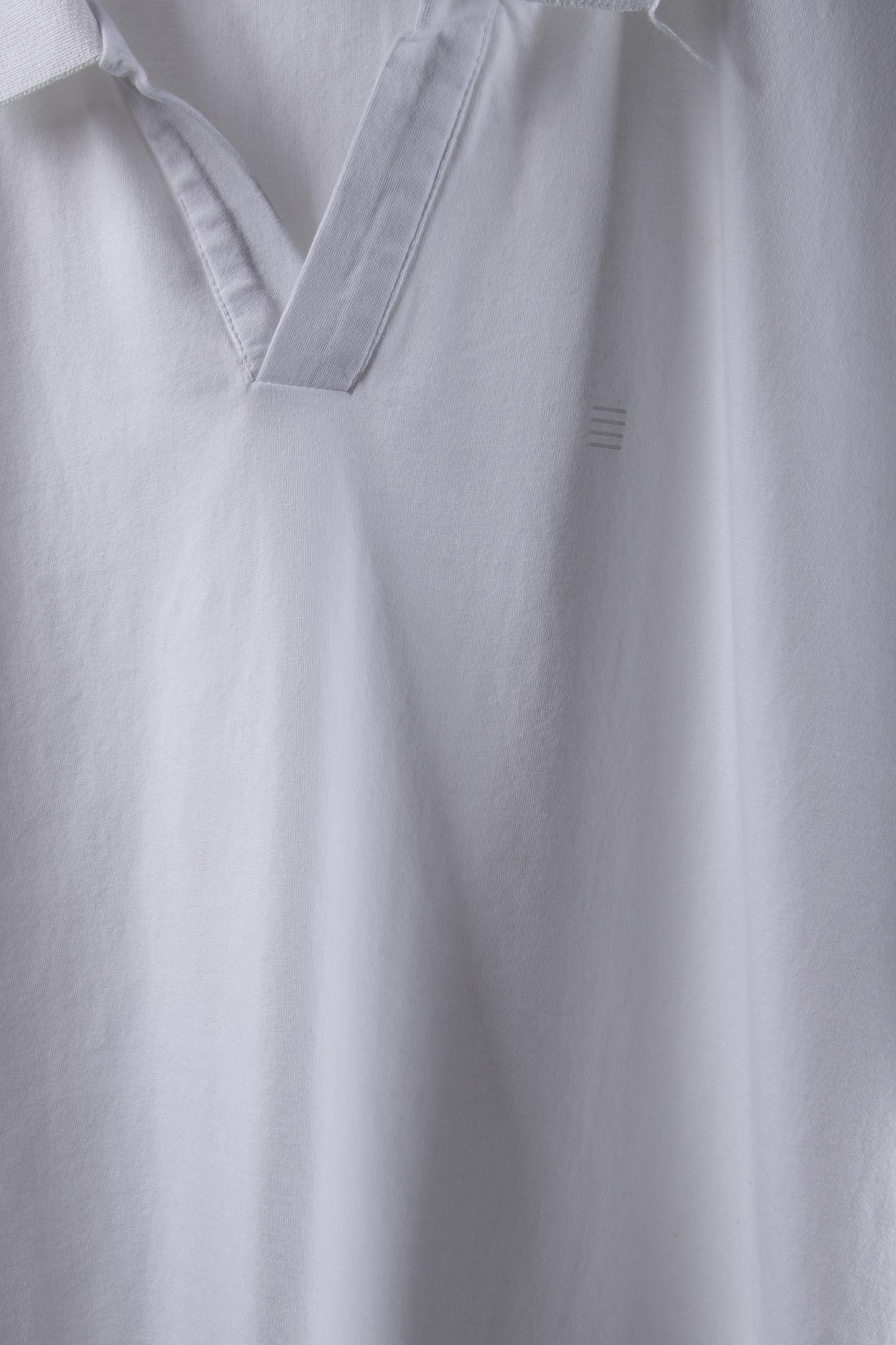 POLO V SOLID STRETCH WHITE 4