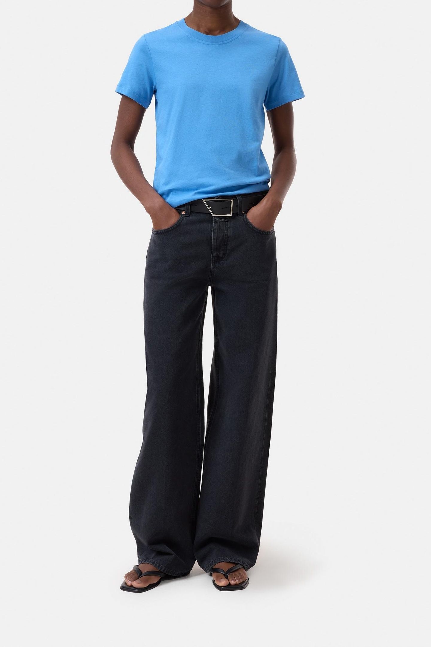 BASIC T-SHIRT CORNFLOWER BLUE 2