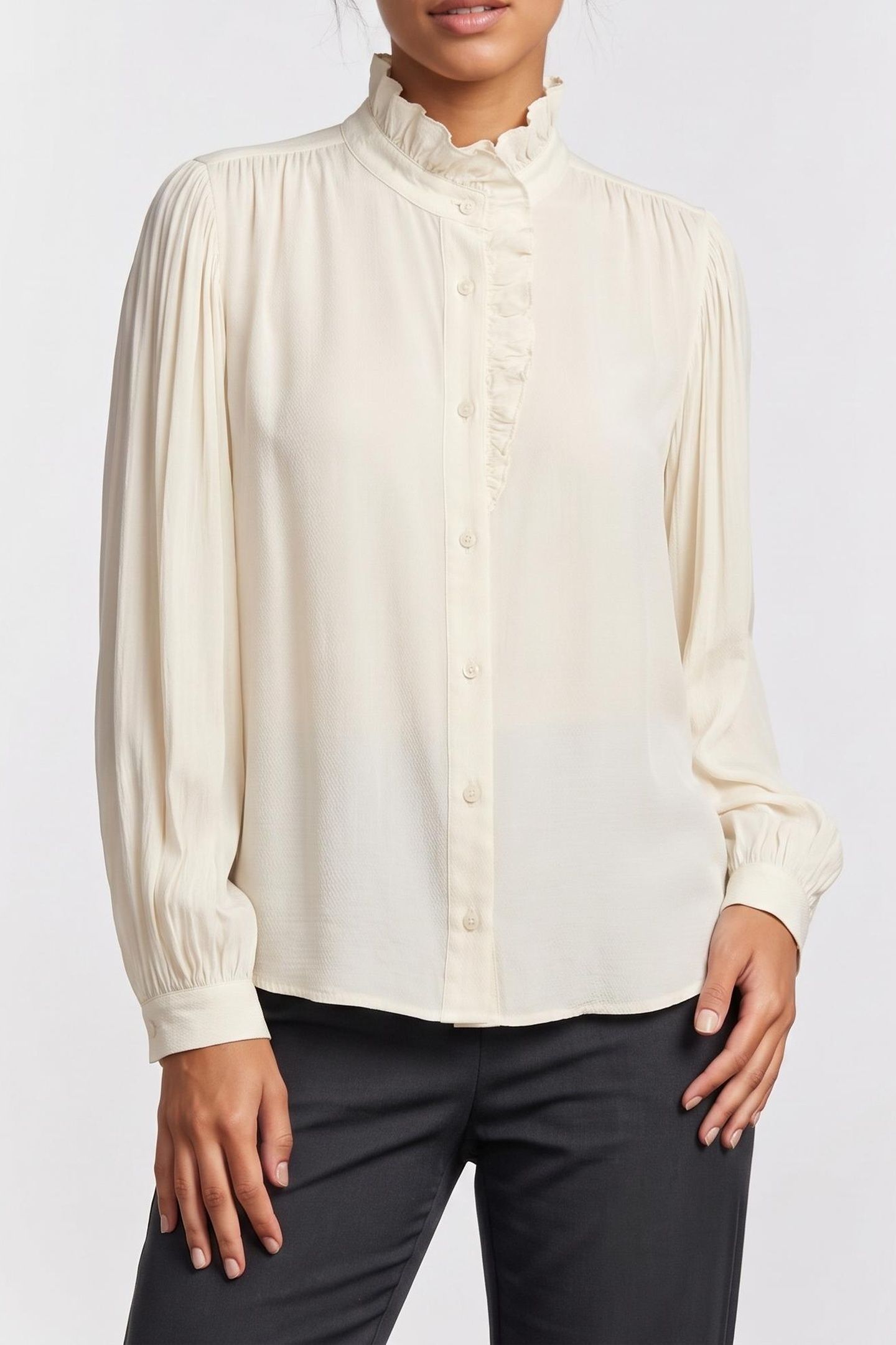 BLOUSE LUX ECRU 1
