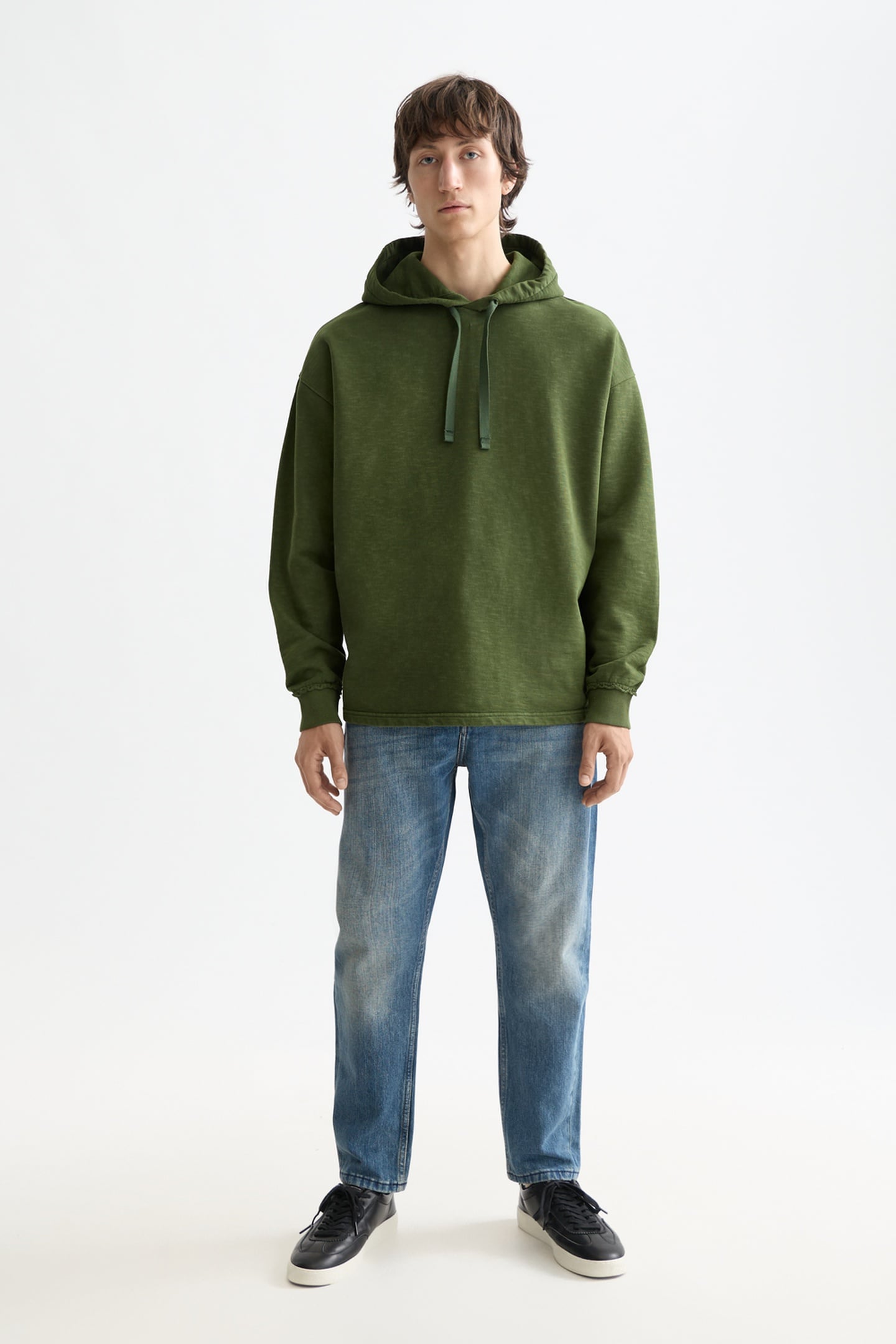 CORE - 3 CROSSES HOODIE KHAKI 1