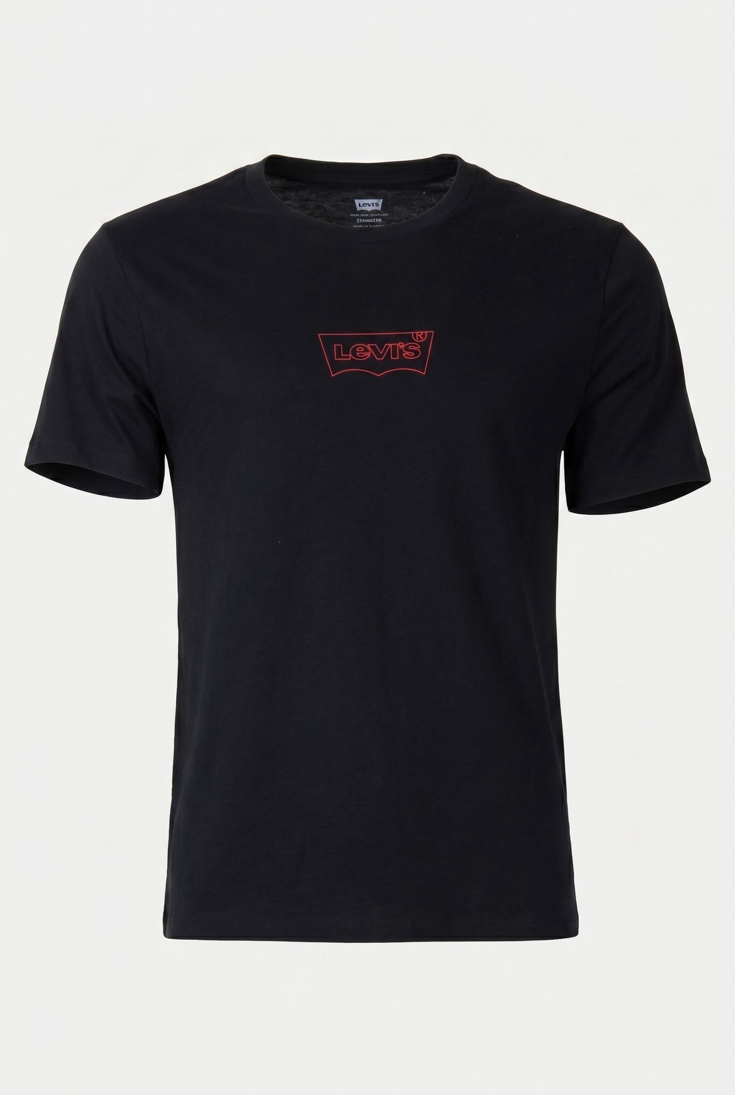 LSEGRAPHIC CREWNECK TE OUTLINE BW RED L 3