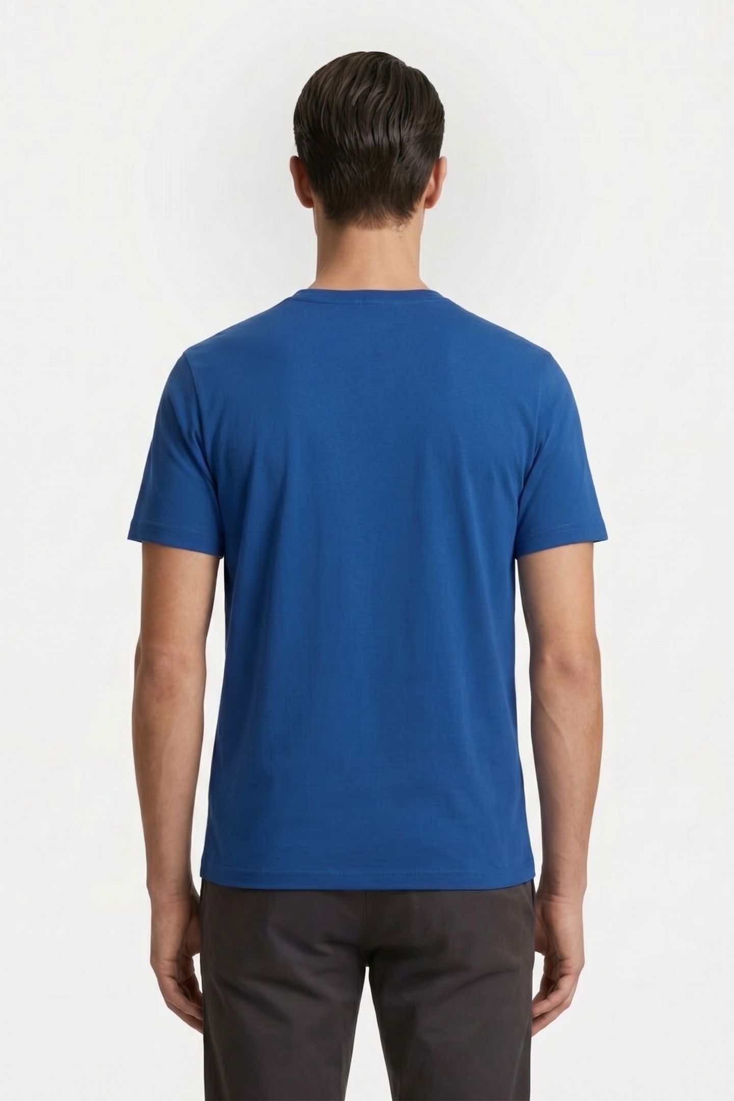 COTTON T-SHIRT OPEN BLUE 2