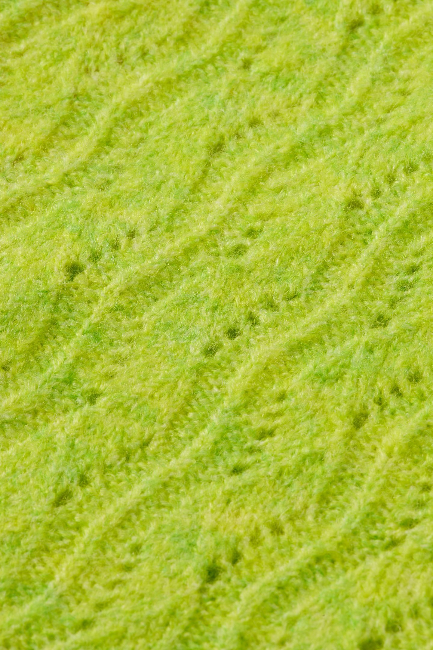 GIRL LIGHTWEIGHT AJOUR-KNITTED CARDIGAN LIMEAID MELANGE 3