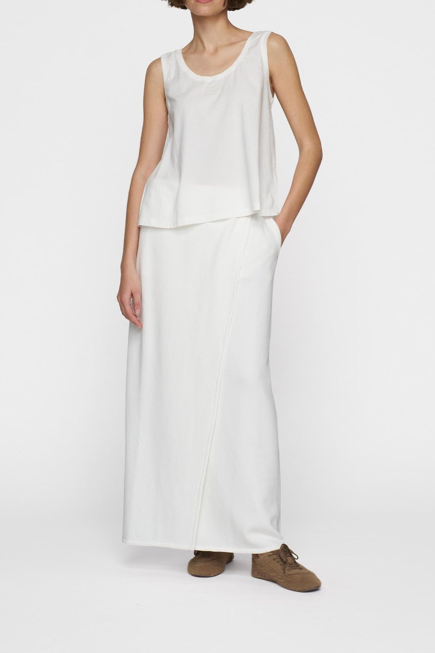 WRAP SKIRT ECRU 2