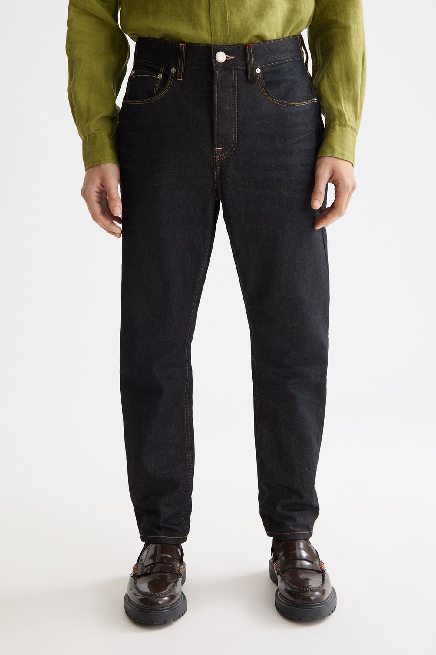 THE DEAN LOOSE TAPERED JEANS — DEEP RAYS DEEP RAYS 2