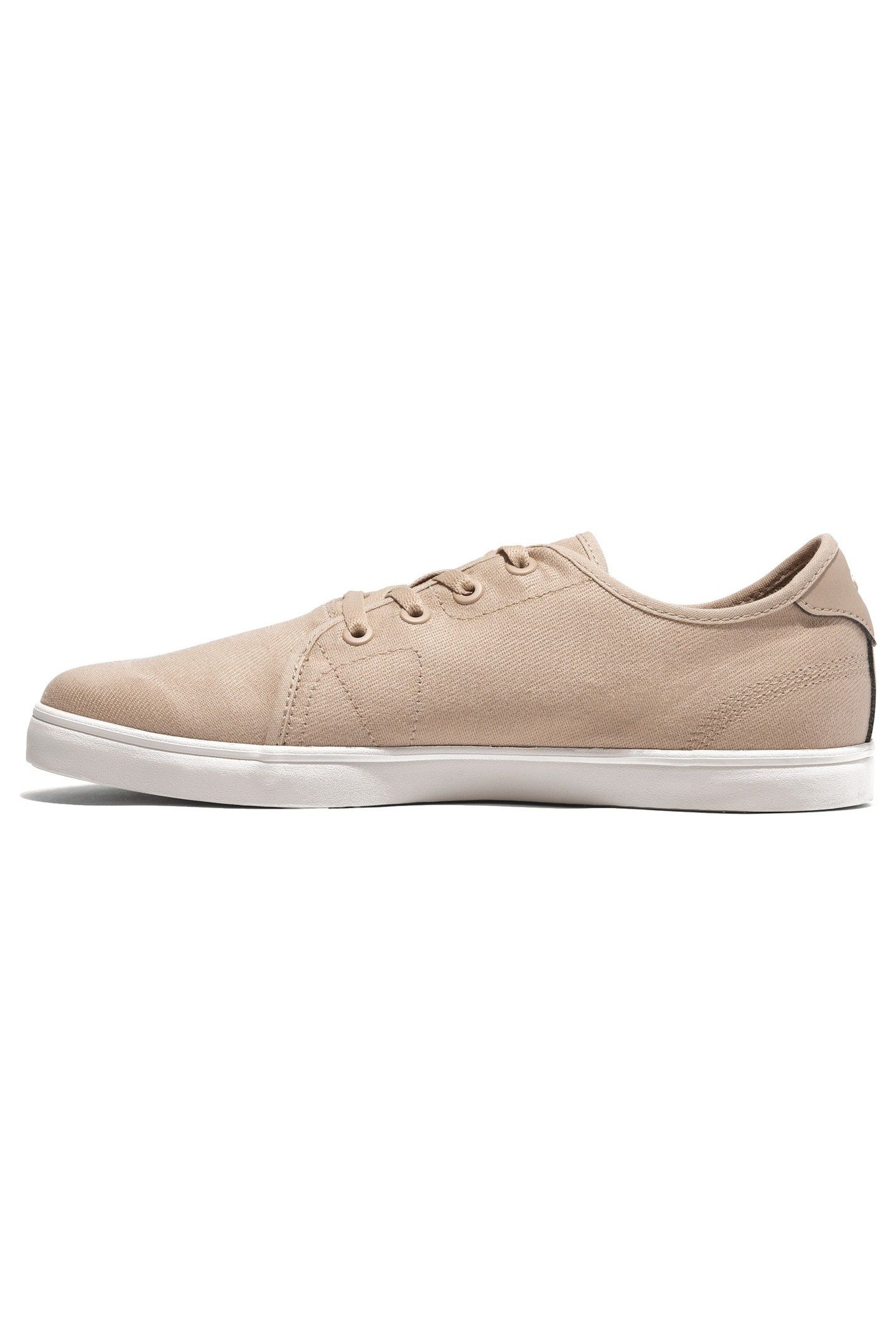 SKAPE PARK LOW LACE UP SNEAKER LIGHT BEIGE CANVAS 8