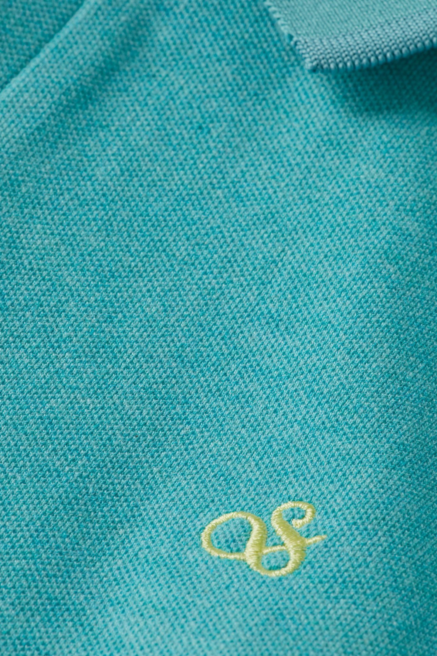 MELANGE REGULAR FIT POLO SEA BLUE MELANGE 7