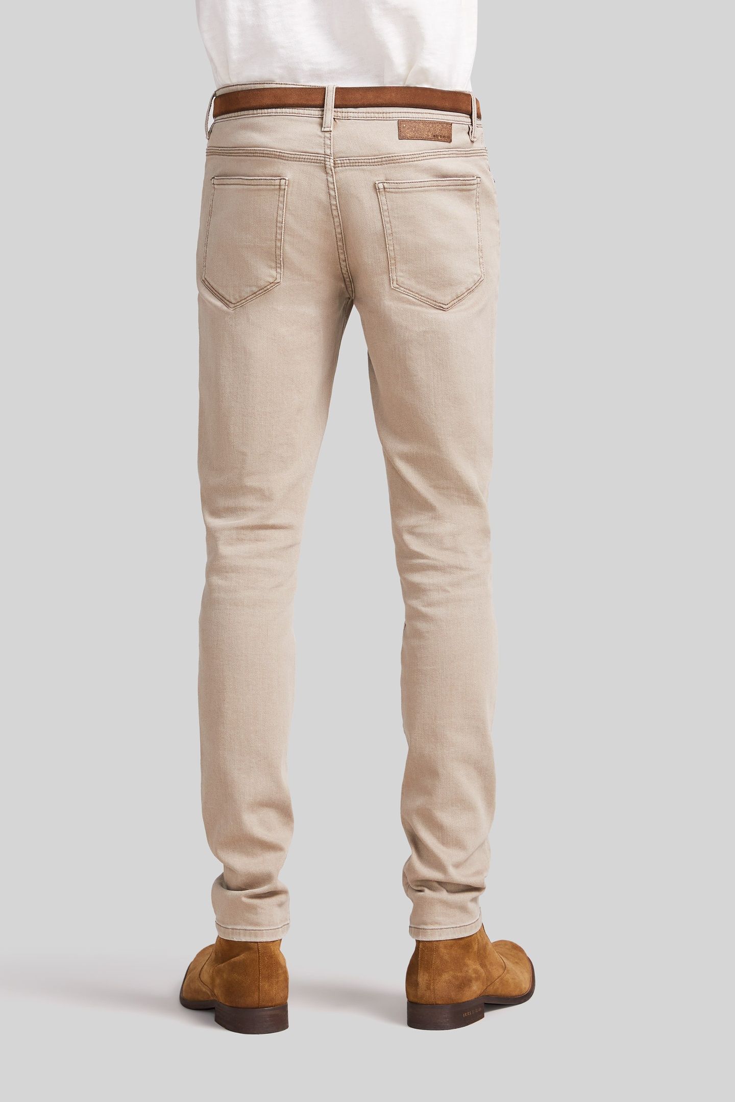BEIGE WATERLESS DAMIAN SLIM JEANS 3