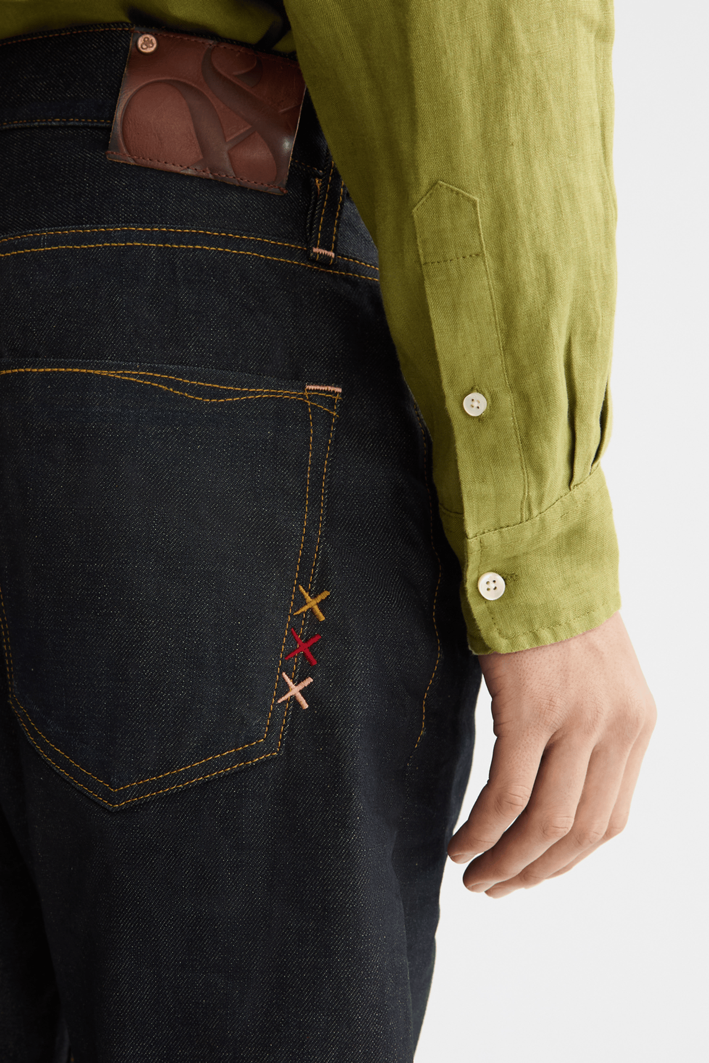 THE DEAN LOOSE TAPERED JEANS — DEEP RAYS DEEP RAYS 6