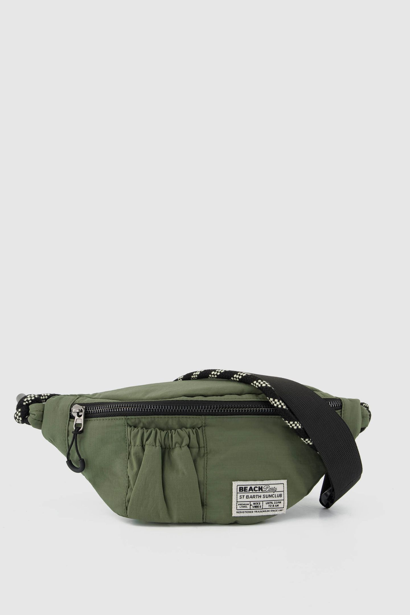BANANA KHAKI NYLON DOBBY 1