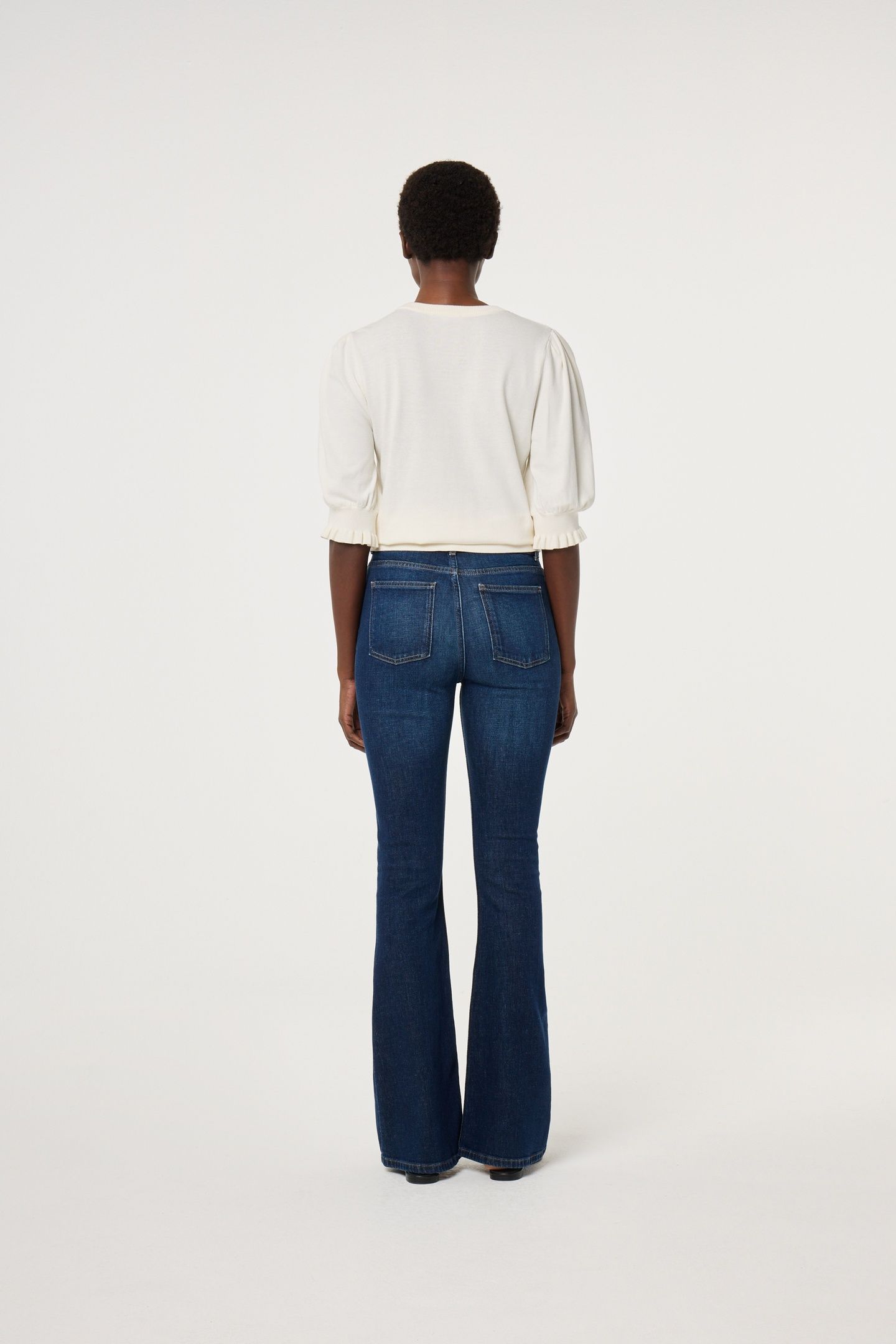 MOLLY SHORT SLEEVE PULLOVER COSY WHITE 3