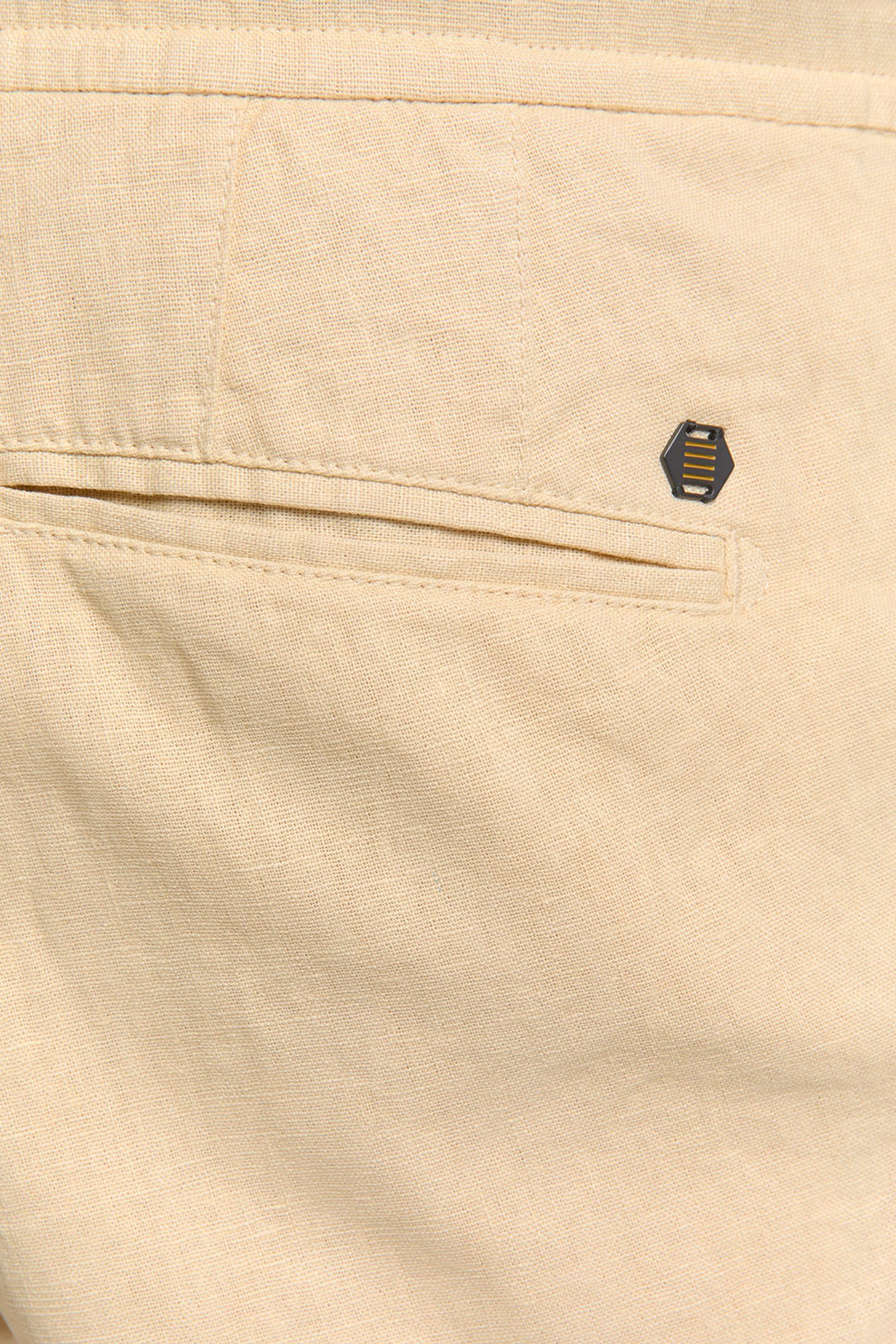 SHORT WITH LINEN GARMENT DYED SAND 6